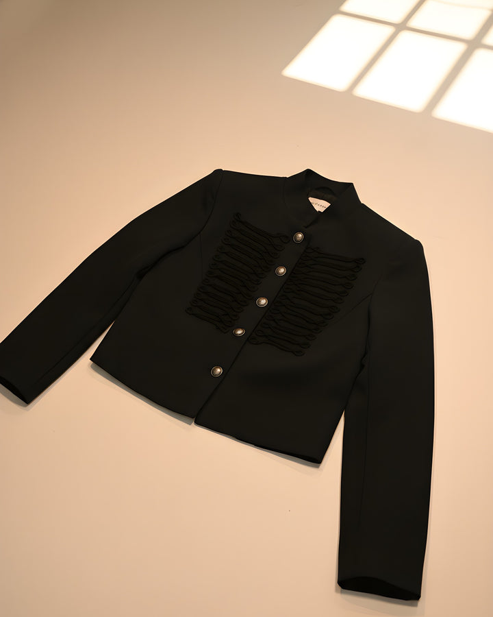 Chaqueta Húsar Negra — prenda sola