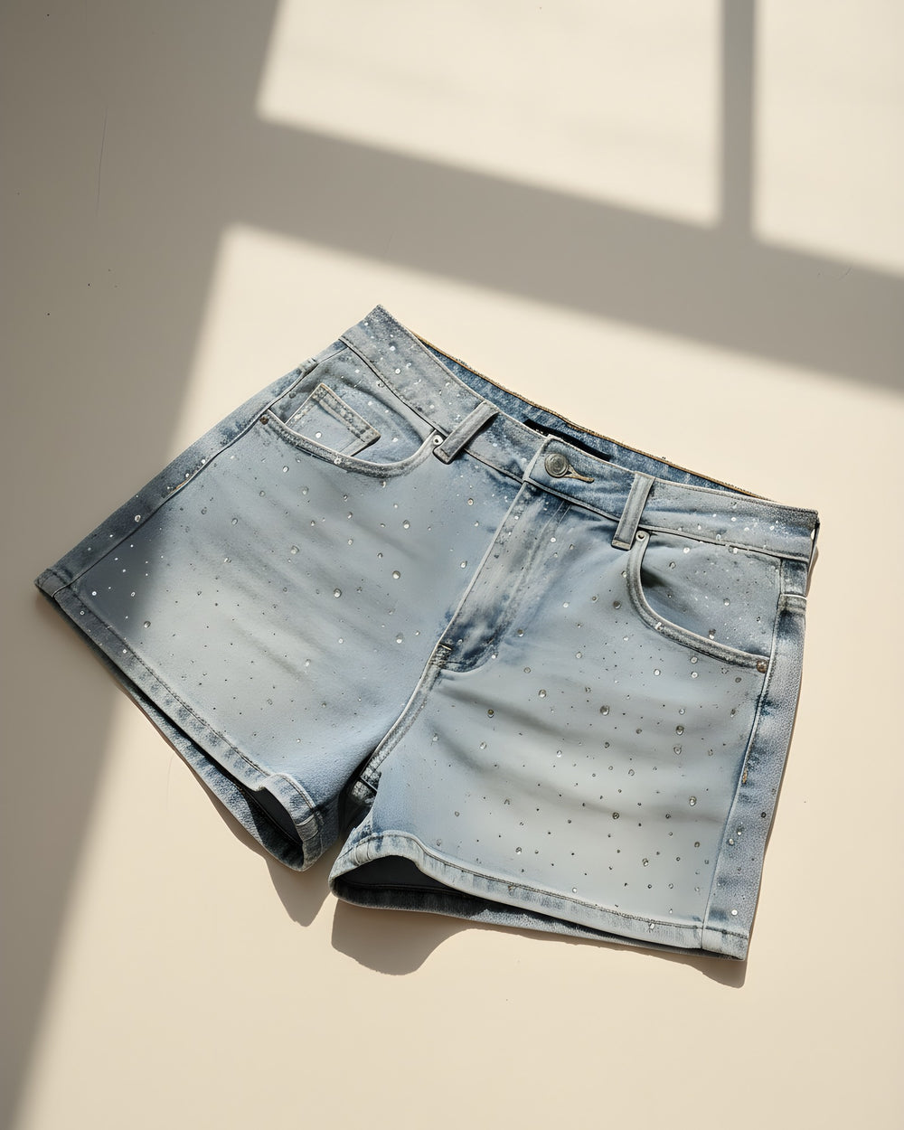 Short Denim Strass — prenda sola
